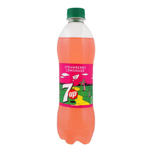 7UP STRAWBERRY LEMONADE PET 500 ML