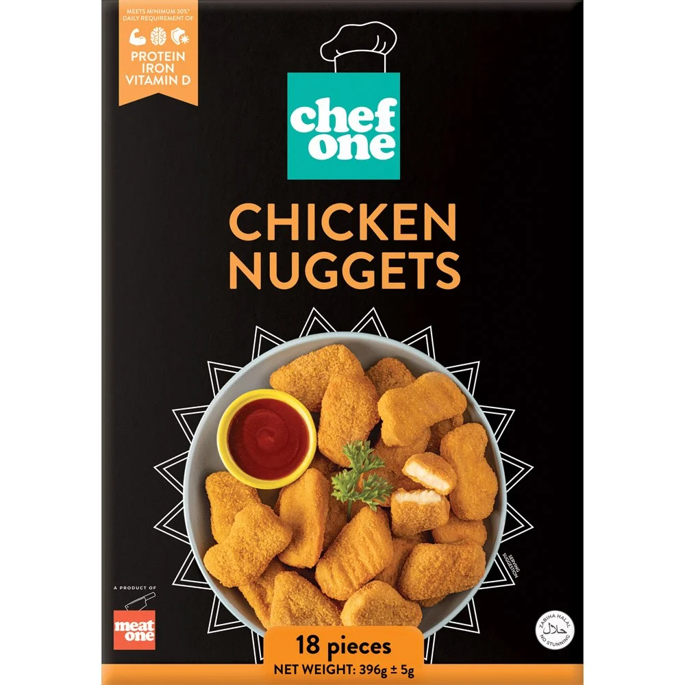 CHEF ONE CHICKEN NUGGETS 396GM