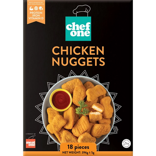 CHEF ONE CHICKEN NUGGETS 396GM