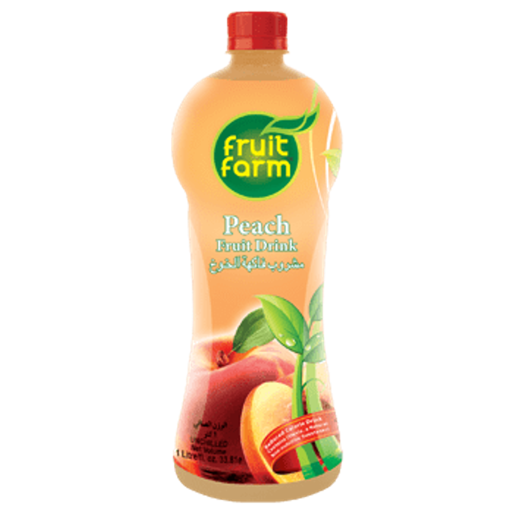 FRUIT FARM PEACH FRUIT DRINK 1LTR