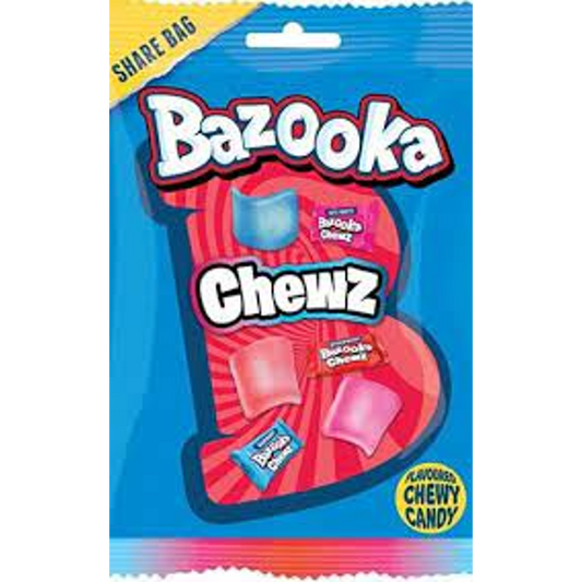 BAZOOKA CANDY CHEWS SHARE BAG 120 GM