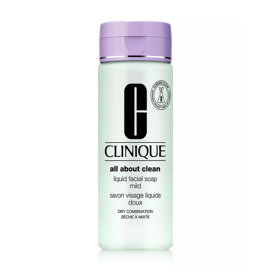 CLINIQUE ALL ABOUT CLEAN LIQUID FACIAL SOAP MILD DRY COMBINA