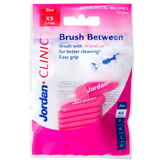 JORDAN CLINIC BRUSH BETWEEN 10PCS EXTRA SMALL