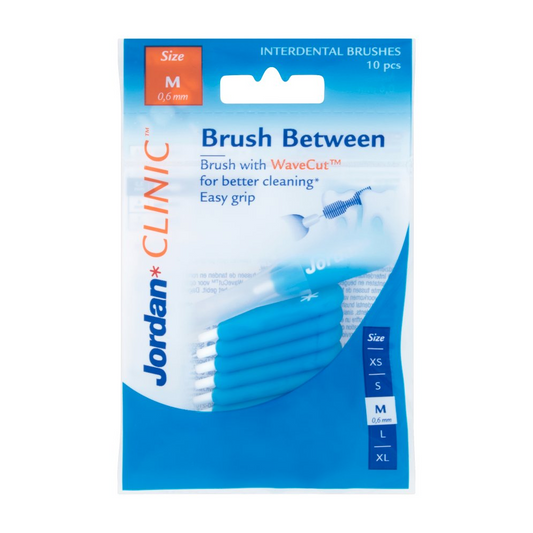 JORDAN CLINIC BRUSH BETWEEN 10PCS MEDIUM