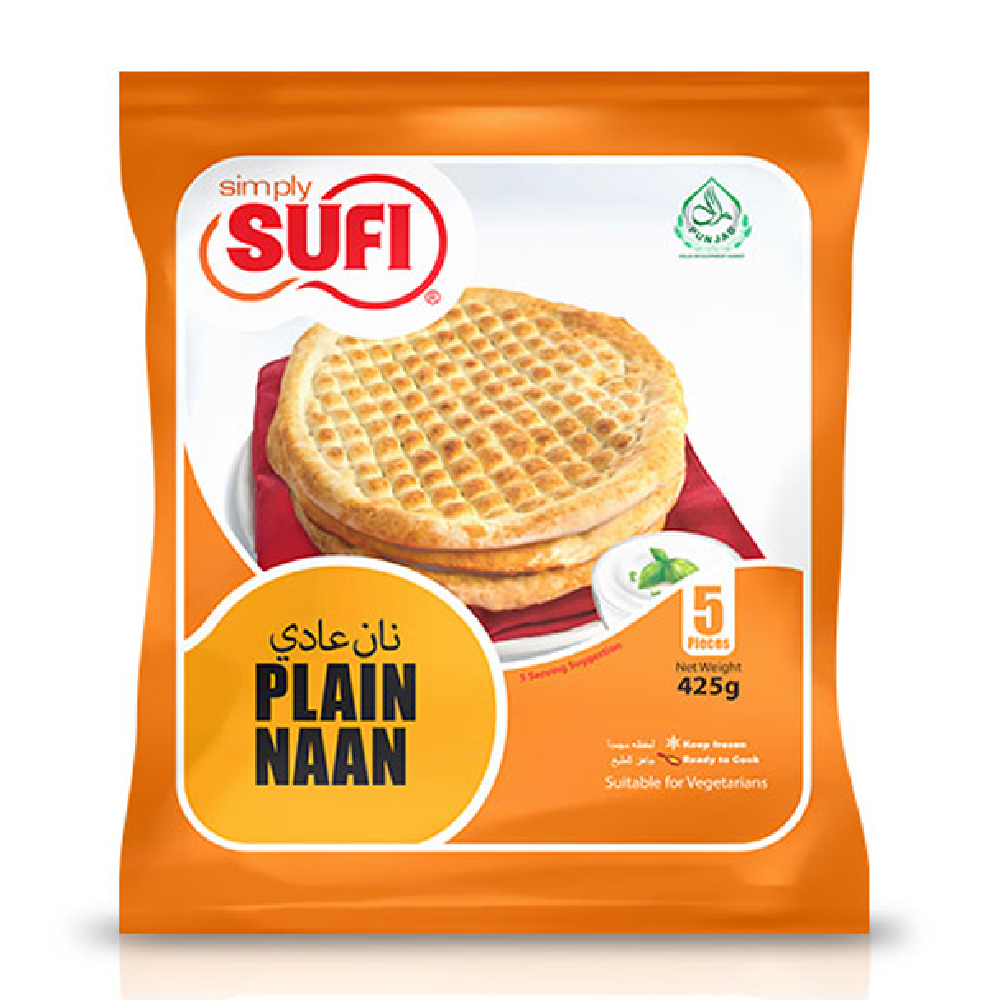 SUFI PLAIN NAAN 5PCS 425GM