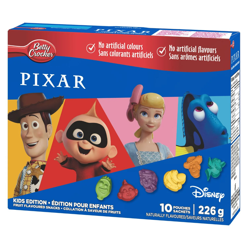 BETTY CROCKER FRUIT JELLY PIXAR 226 GM