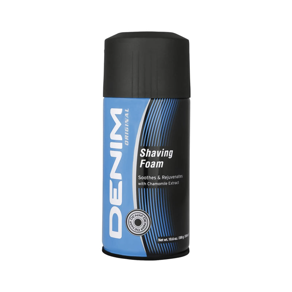 DENIM SHAVING FOAM MOISTURISING 410 GM