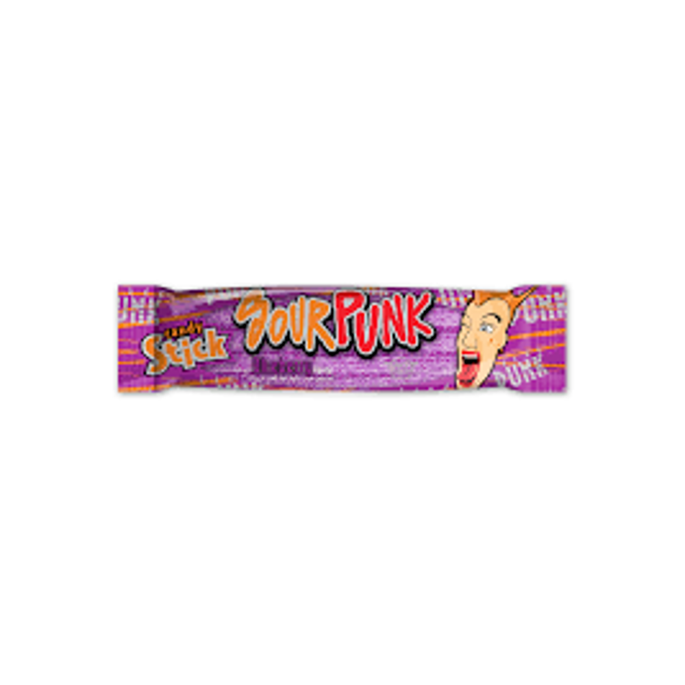 SOUR PUNK CANDY STICK BLUEBERRY FLAVOUR 20 GM