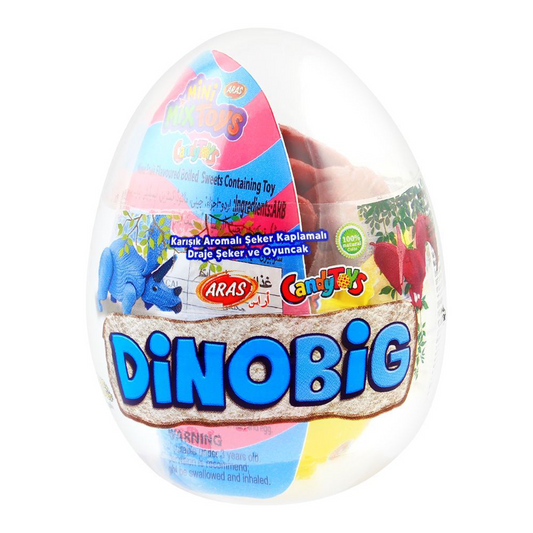 DINOBIG SURPRISE EGG & CANDY 10 GM