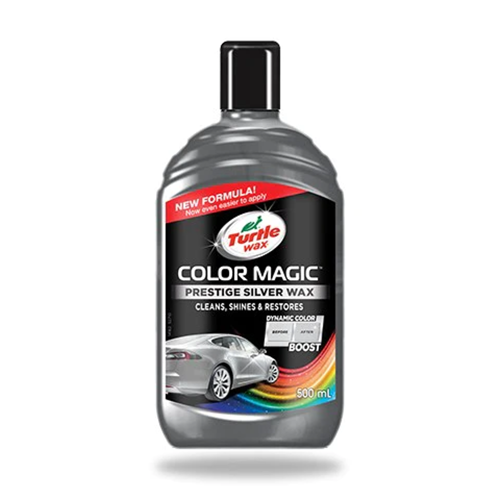 TURTLE WAX COLOR MAGIC WAX SILVER 500ML