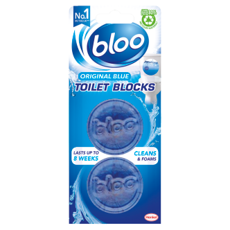 BLOO TOILET AIR FRESHNER CLEAN & FOAMS 2X38XGM