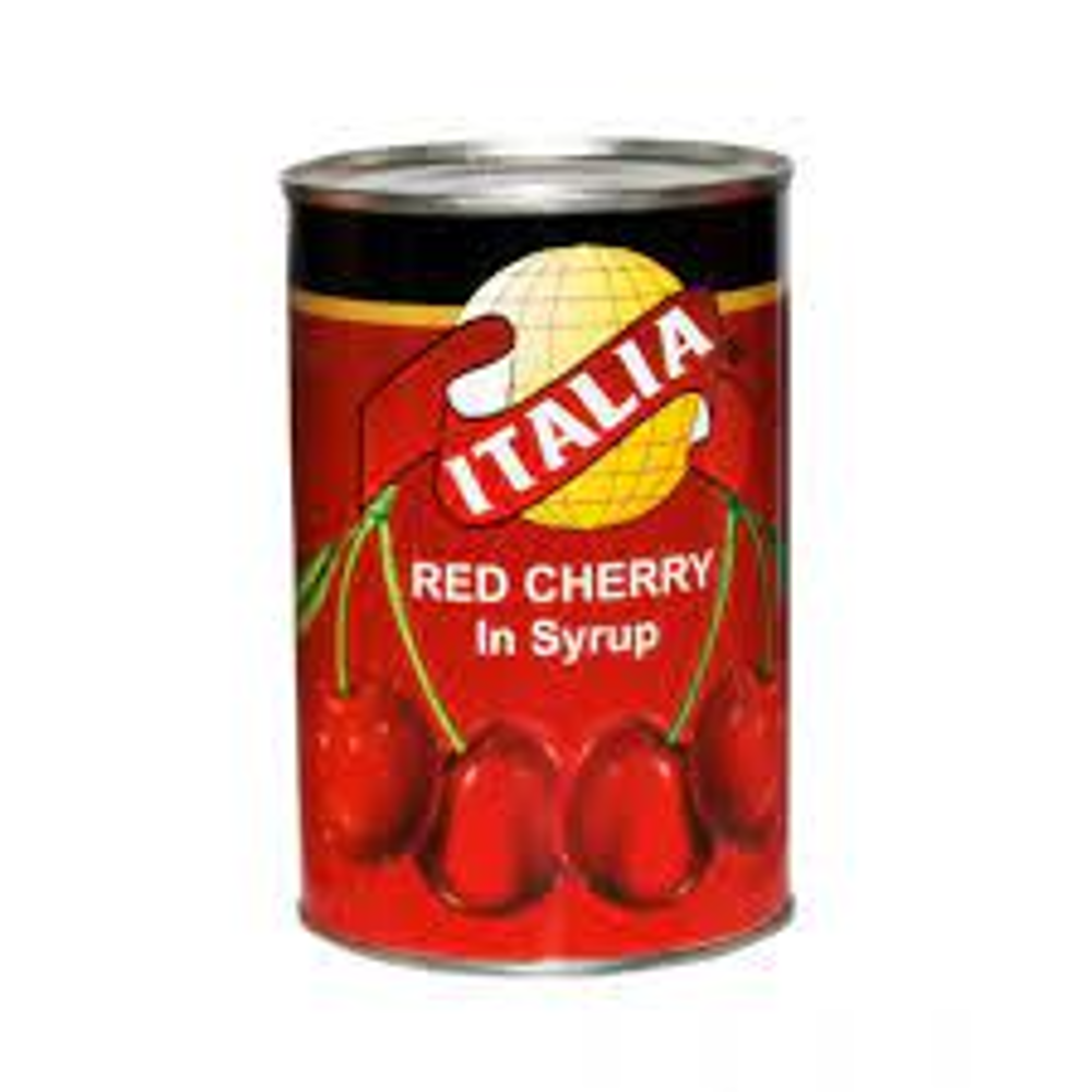 AMERICAN GREEN RED CHERRIES LIGHT SYRUP 400 ML