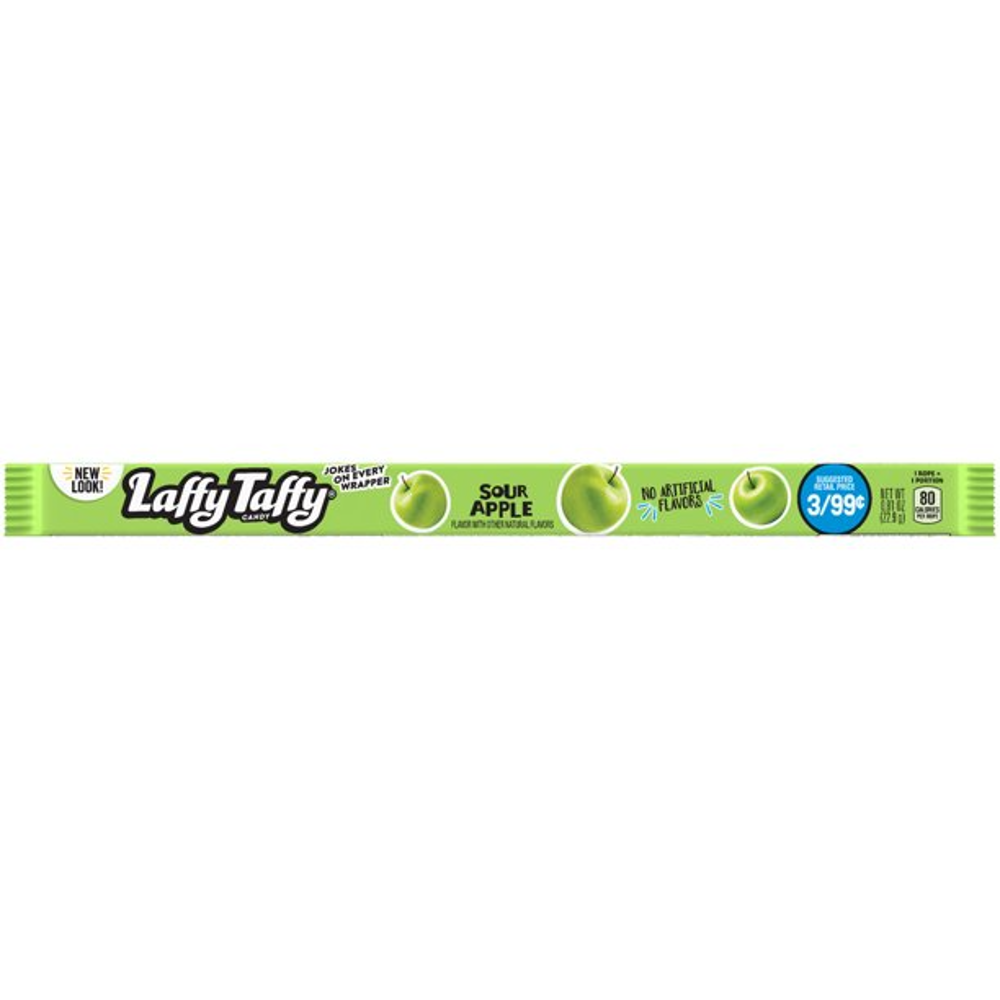 LAFFY TAFFY CANDY SOUR APPLE  FLAVOR 23 GM