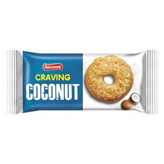 BISCONNI CRAVING COCONUT BISCUIT SNACK PACK 18 GM