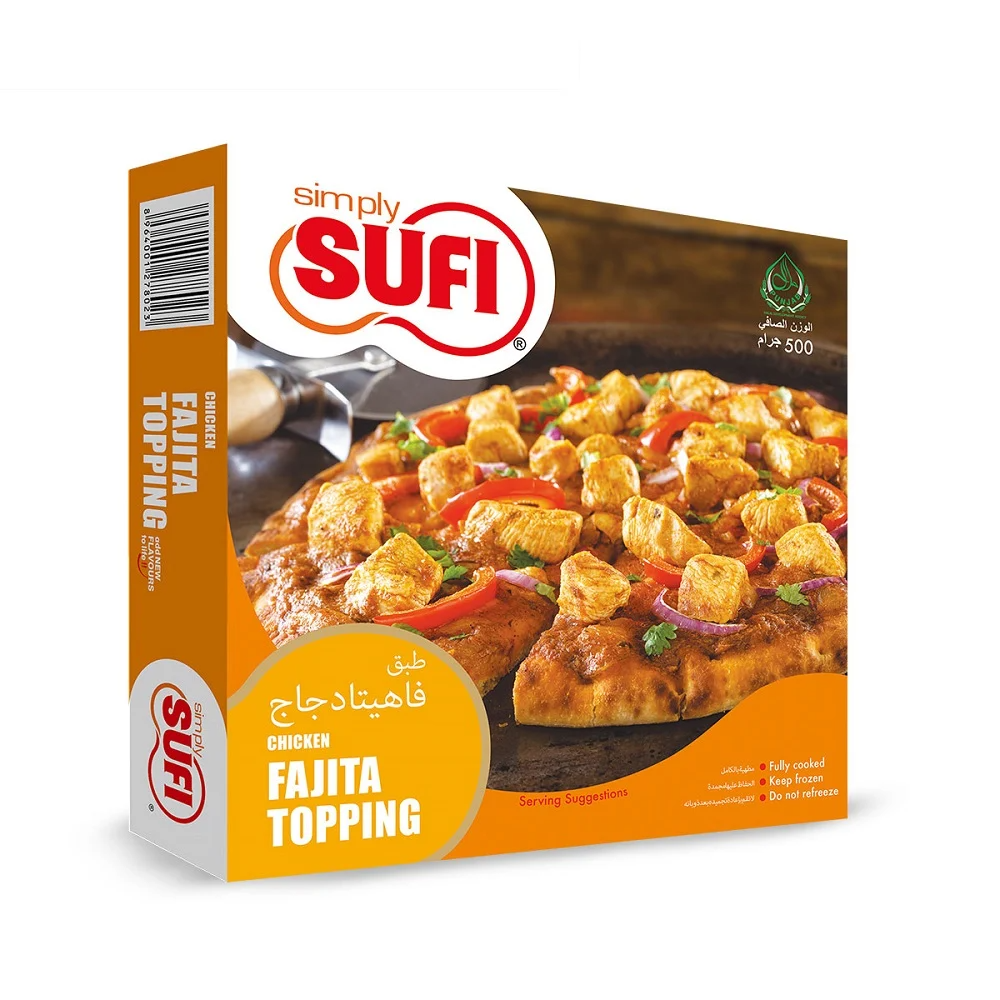 SUFI CHICKEN FAJITA TOPPING 500GM