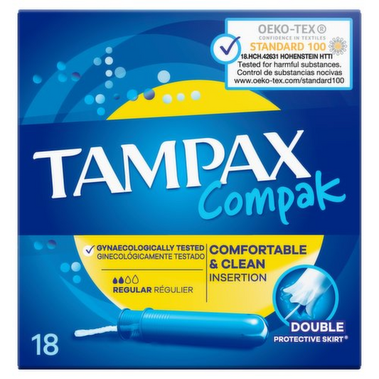 TAMPAX COMPAK DOUBLE SKIRT CLEAN 16S SUPER