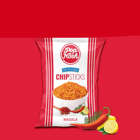 POPNOSH CHIP STICKS MASALA 35GM