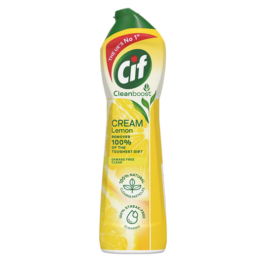 CIF CREAM CLEAN BOOST LEMON 500 ML