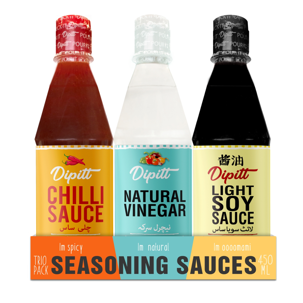 DIPITT SEASONING SAUCES TRIO PACK 450GM