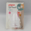 PIGEON NIPPLE SOFT TOUCH 9M+ LL Y-CUT 2PC 79465