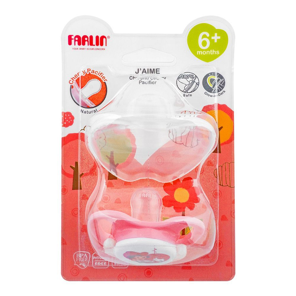 FARLIN CHERRY PACIFIER 6M+ BA-10020 B