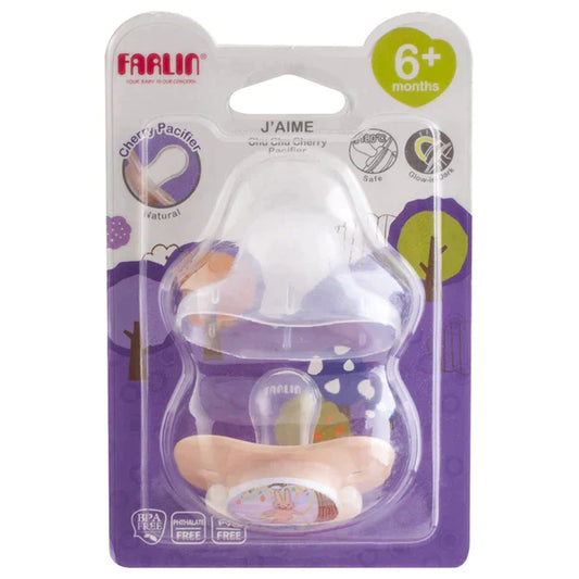FARLIN CHERRY PACIFIER 6M+ BA-10020 M