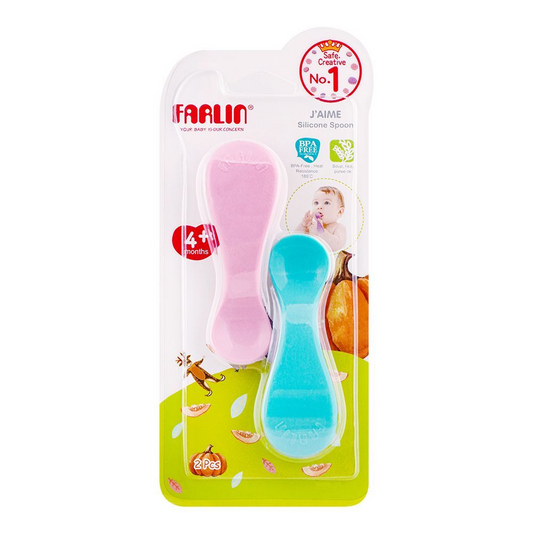 FARLIN SILICONE SPOON 4M+ AH-10009