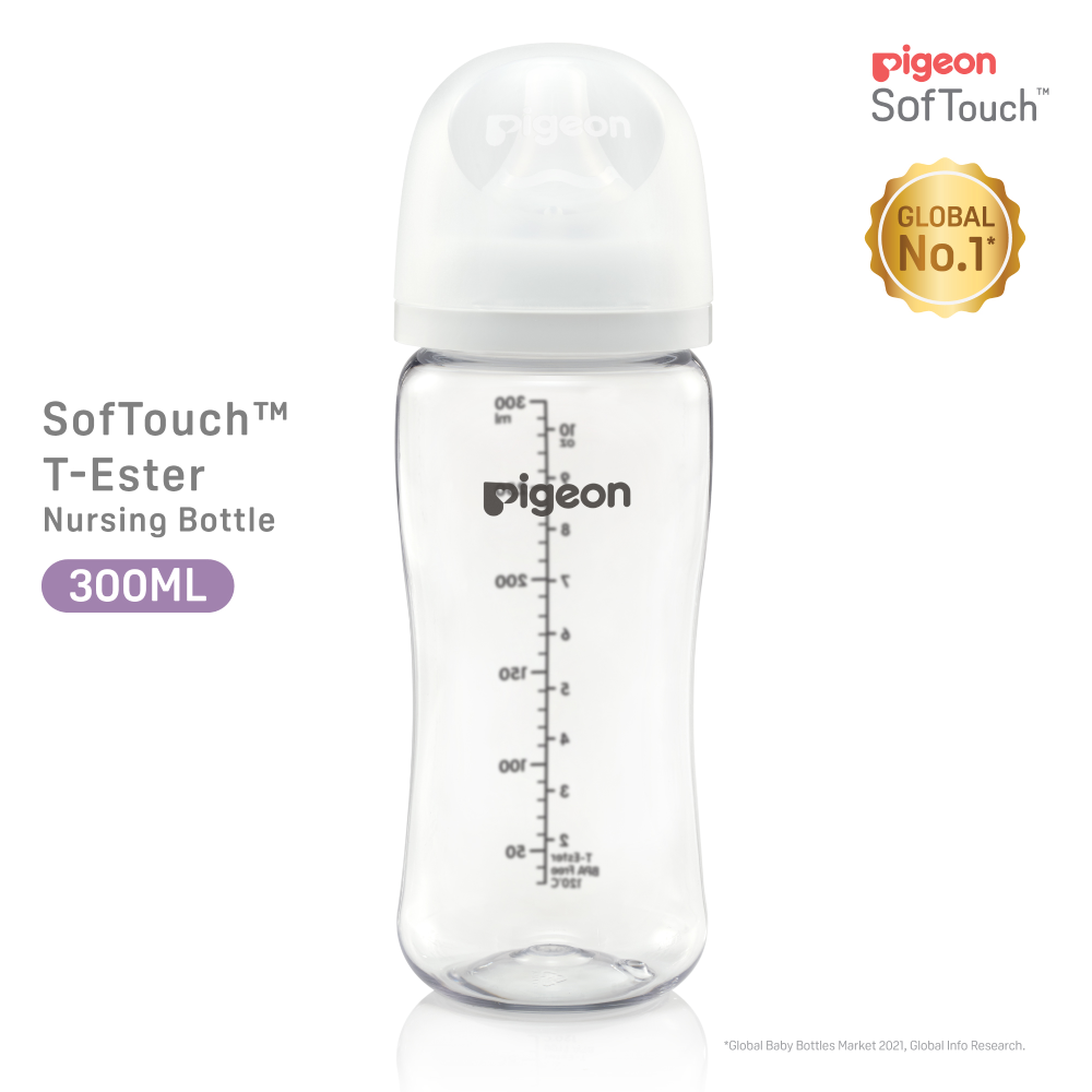 PIGEON FEEDING BOTTLE SOFT TOUCH 3M+ 300 ML 79445