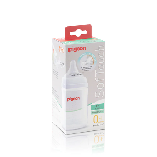 PIGEON FEEDING BOTTLE SOFT TOUCH 0M+ 160 ML 79452