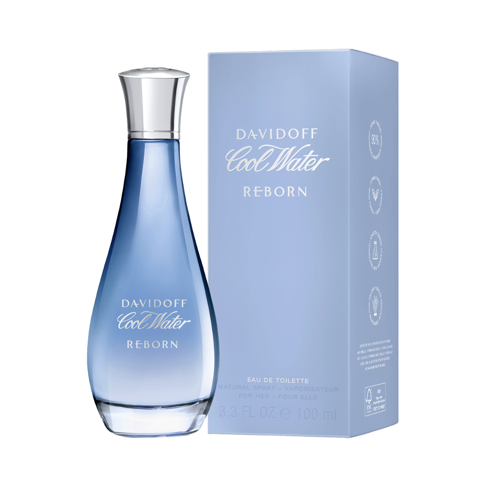 DAVIDOFF COOL WATER REBORN FOR WOMEN EDT 100ML