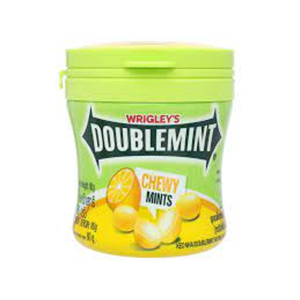 WRIGLEY DOUBLEMINT CHEWY MINTS LEMON 80GM