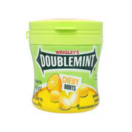 WRIGLEY DOUBLEMINT CHEWY MINTS LEMON 80GM