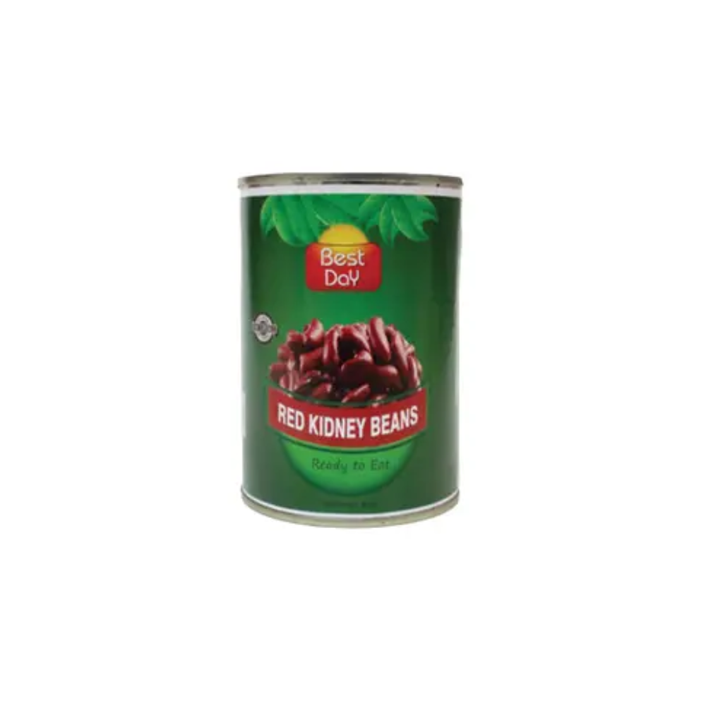 BEST DAY RED KIDNEY BEANS IN BRINE TIN 400 GM