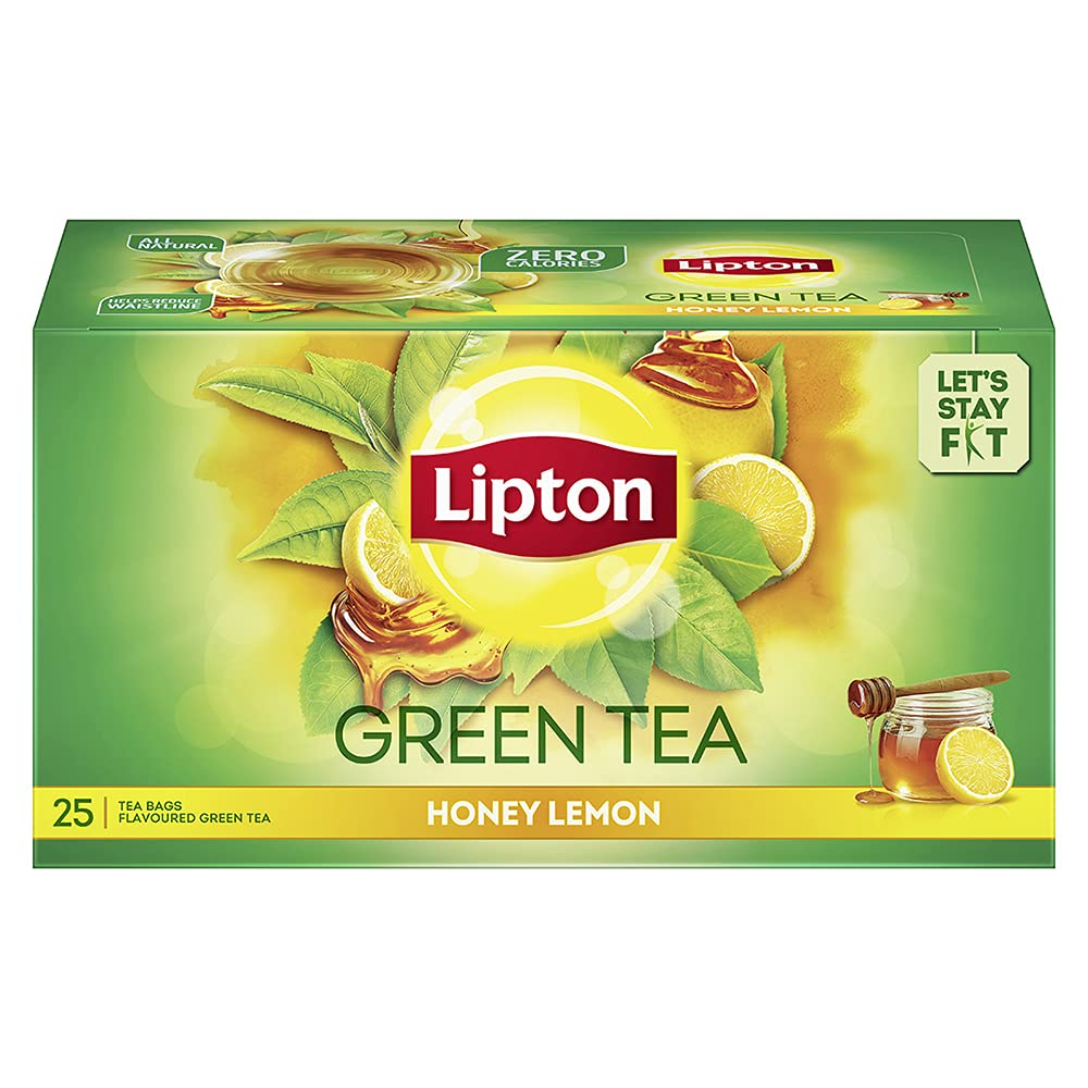 LIPTON GREEN LEMON & HONEY (25 TEA BAGS)