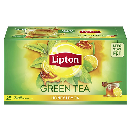 LIPTON GREEN LEMON & HONEY (25 TEA BAGS)