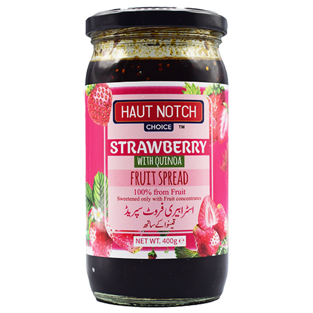 HAUT NOTCH STRAWBERRY WITH QUINOA JAM 400GM