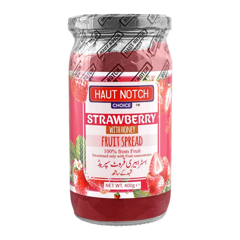 HAUT NOTCH STRAWBERRY WITH HONEY 400GM