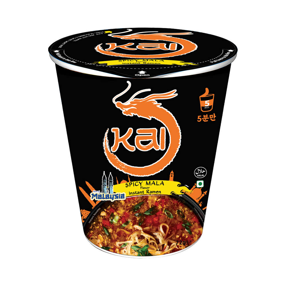 KAI CUP NOODLE SPICY MALA 72GM