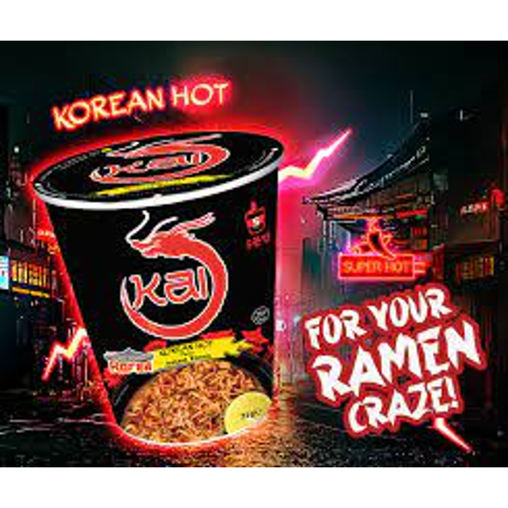 KAI CUP NOODLE KOREAN HOT 71GM