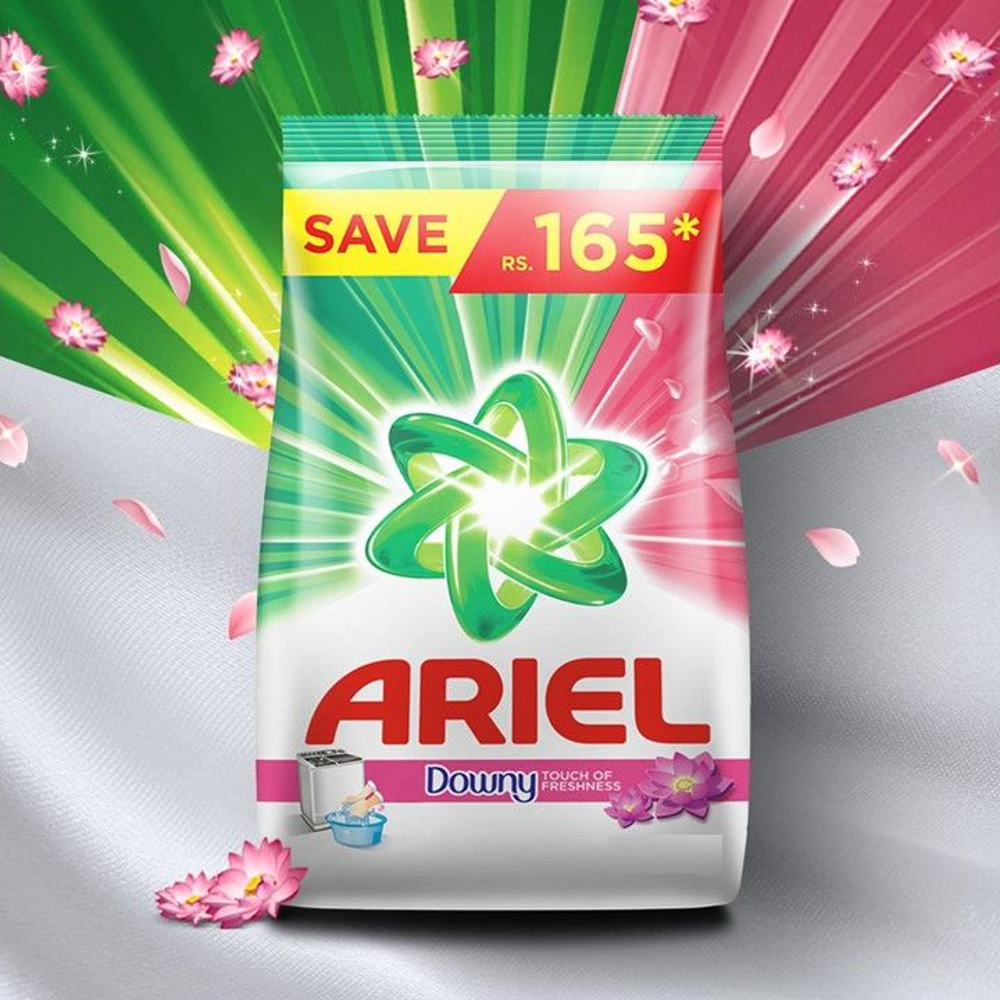 ARIEL WASHING POWDER TOUCH OF  DOWNY 3.6 KG