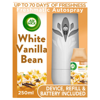 AIRWICK AIR FRESHNER WHITE VANILLA BEANS FRESHMATIC AUTOSPRA