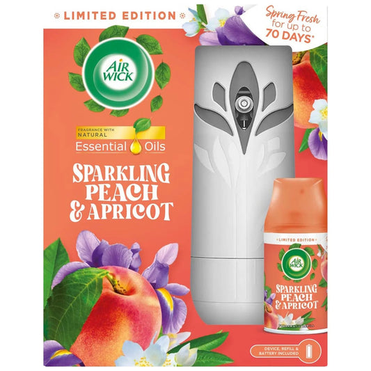 AIRWICK AIR FRESHNER SPARKLING PEACH APRICOT MACHINE 250 ML