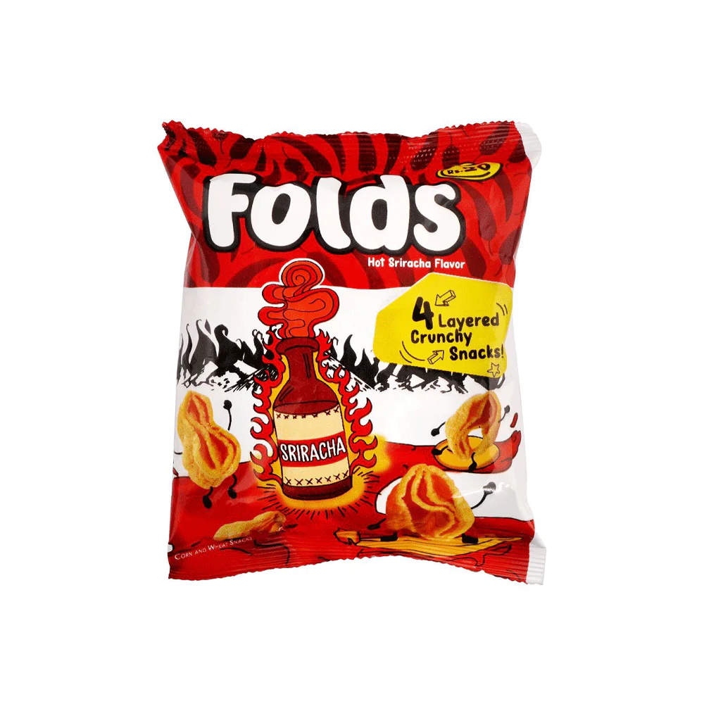 KOLSON FOLDS SRIRACHA SNACK 21 GM