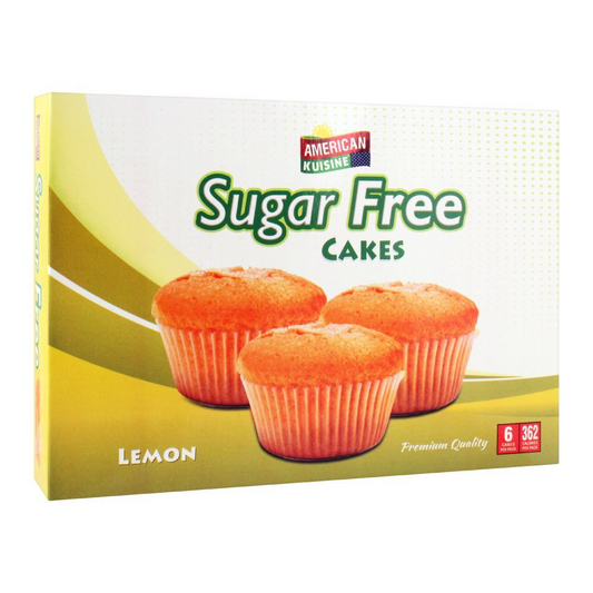 AMERICAN KUISINE LEMON SUGAR FREE CUP CAKE 100GM