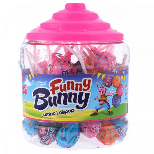 CANDYLAND FUNNY BUNNY JUMBO LOLLIPOP 550 GM