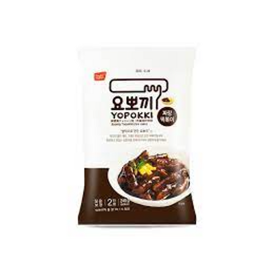 YOPOKKI JJAJANG TOPOKKI RICE CAKE POUCH 280GM