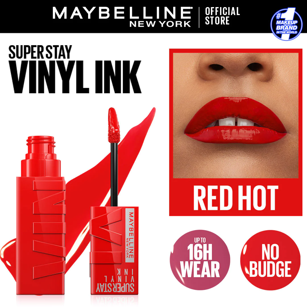 MAYBELLINE Â SUPERSTAY VINYL INK 15 REDHOT AS