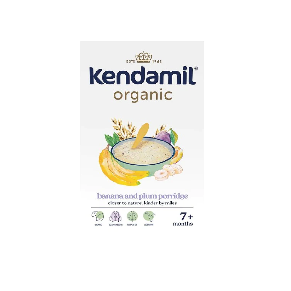 KENDAMIL ORGANIC BANANA AND PLUM PORRIDGE 7 MONTH PLUS 150 G