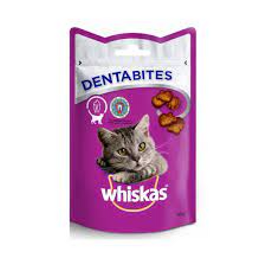 WHISKAS CAT FOOD DENTA BITES CHICK 50 GM