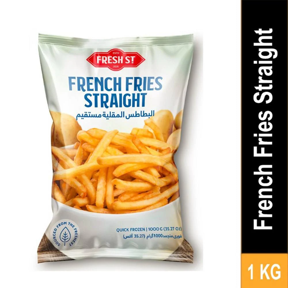 FRESH ST FRENSH FRIES STRAIGHT 1KG